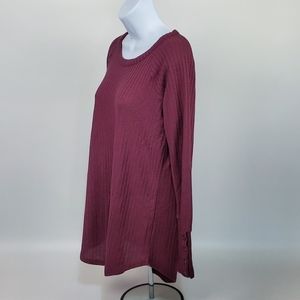 Women's Chaser Brand Long Sleeve Waffle Knit Tunic